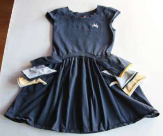 Boutique No Added Sugar from the hip navy dress girls 7/8  