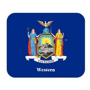  US State Flag   Western, New York (NY) Mouse Pad 