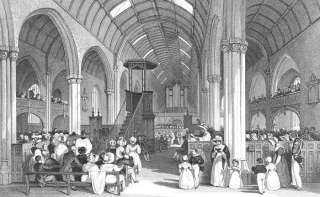 INTERIOR OF ST. ANDREWS CHURCH. PLYMOUTH