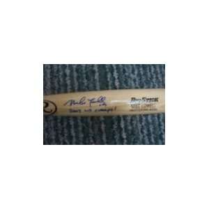  Mike Lowell Autographed Bat