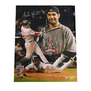  Boston Red Sox Mike Lowell Autograph 16x20 World Series 