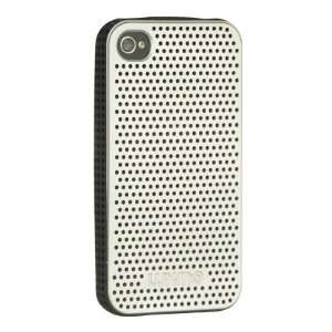   PREMIUM BLACK BORDER + SILVER BACK for the Apple Iphone 4 & Iphone 4S