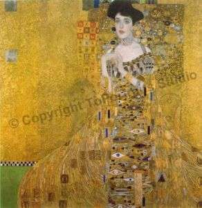 Gustav Klimt Adele Bloch Bauer I Painting Reproduction  