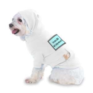   TV Hooded (Hoody) T Shirt with pocket for your Dog or Cat LARGE White