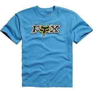  Fox Racing Youth Only Trinidad T Shirt   Large/Electric 