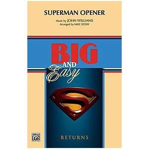  Superman Opener Conductor Score & Parts