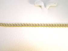 10K Solid Yellow Gold 42 Diamond 0.65TD Tennis Bracelet  