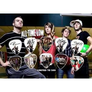  All Time Low Signed Autographed 500 Limited Edition Guitar 