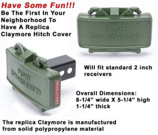 GG&G 1387 Claymore Mine Hitch Cover NEW  