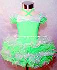 National Pageant Dress size 1 2t XS Glitz Toddler Shell Dress Turqoise 