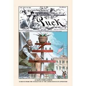  Puck Magazine A Safe Conclusion 24X36 Giclee Paper