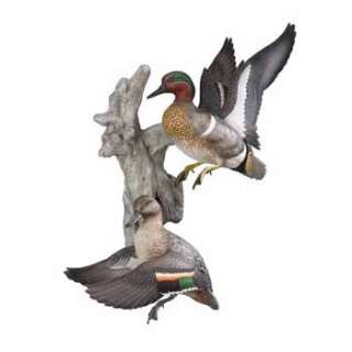 Flying Green Winged Teal Wall Mount by Loon Lake Decoy  