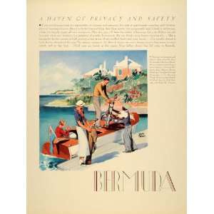  1934 Ad Travel Bermuda Somers Islands Adolph Treidler 