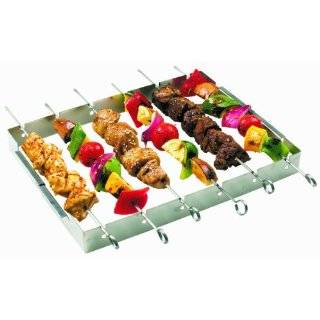 GrillPro 41338 Stainless Steel Shish Kebab Set