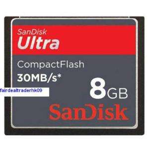 SanDisk Ultra 8GB CF Compact Flash 8 G GB 30MB/s 200x  