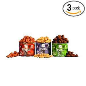 Royal Oak Peanuts Holiday Variety Gift Pack, 10 Ounce Canisters (Pack 
