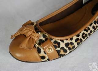 SPERRY Top Sider Kendall Leopard Pony Womens Flats Shoes New  