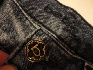   Low Rise CARMEN STUDDED Boot Cut Jeans Medium Stone Wash 28 x 33 EUC