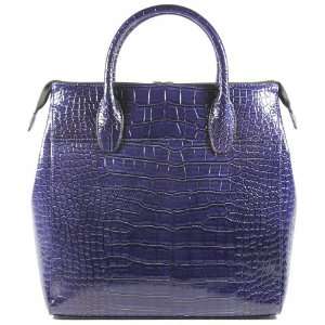  Purple Alligator Tote / Handbag Lady Purse  LIMITED 
