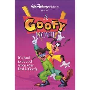  Goofy the Movie Original Movie Poster Single Sided 27x40 