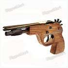 Classical Rubber Band Launcher Wooden Pistol Gun(Toy)