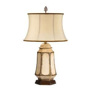   Lamps 9324 Bound 1 Light Table Lamps in Filigree Chased Brass Ormolu