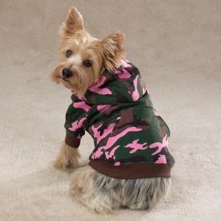 Medium Casual Canine CAMO DOG HOODIE Sweatshirt Coat M  