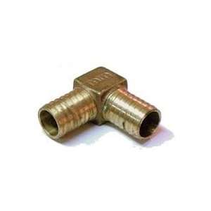  1 in Barb x 1 in Barb 90 Degree Brass Insert Fitting