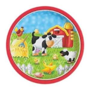  Farm Animals 7 Paper Plates Case Pack 5 