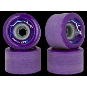 Metro Motion Express 77mm 78a Purple Longboard Skateboard Wheels (Set 