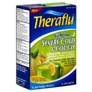 Theraflu Nighttime Severe Cold and Cough Honey Lemon Infused with 