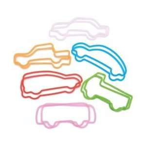  Pepperell Memory Shaped Rubber Bands 12/Pkg Vehicles; 6 