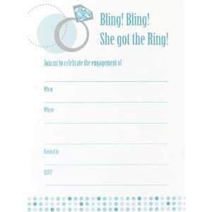  Bling Bling Engagement Party Invitations