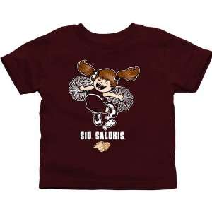 Southern Illinois Salukis Toddler Cheer Squad T Shirt   Maroon  