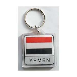 Yemen   Country Lucite Key Rings