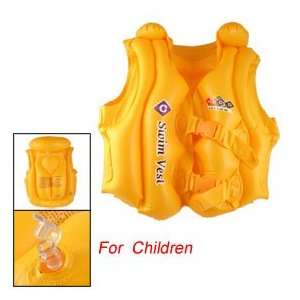  Children Swimming Safety Inflatable Yellow Vest M Sports 
