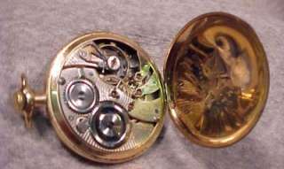 Illinois Autocrat Open Gold Pocket Watch 1919 17 Jewels  