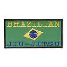 BJJ Patch   Brazilian Flag Jiu Jitsu Gi 6 x 3 FREE SHIP