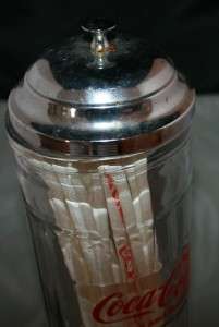 Coca Cola Coke Straw Dispenser Delicious and Refreshing  