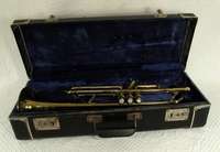 Vintage Hallmark Special York Trumpet w Hard Shell Case  