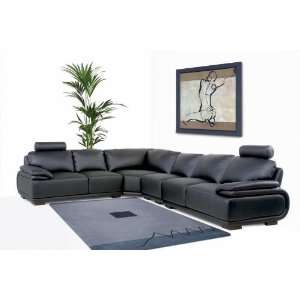    Milano 4Pc Sectional with Headrests By Diamond Sofa