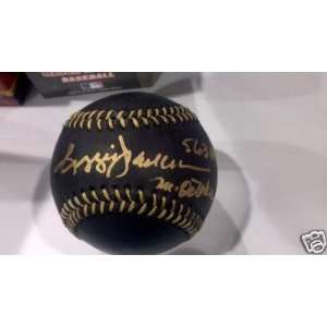  Reggie Jackson Autographed Ball   NY Black   Autographed 