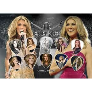 Celine Dion Signed Autographed 500 Limited Edition Guitar Pick Set 