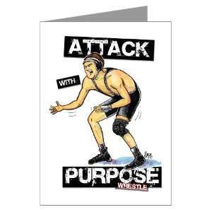  6 PACK Wrestling Attack With Purpose SPORTS POWERCARD 