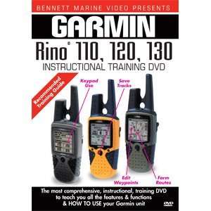  Bennett Training DVD For Garmin Rino 110, 120, 130 GPS 
