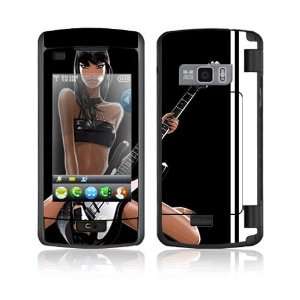  Guitar Girl Decorative Skin Cover Decal Sticker for LG enV 