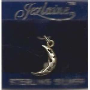    Jezlaine Sterling Silver Crescent Moon Charm 