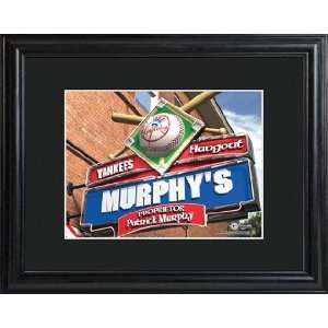  New York Yankees Personalized Pub Sign with Frame 