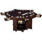 NIAGARA CLUB TEXAS HOLD EM POKER GAME SET with 4 GAME CHAIRS 