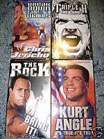 WWF WWE Lot 4 FACTORY SEALED Superstar Biography Videos  